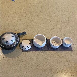 Panda Tea Set with Strainer

1 tea pot set only with case